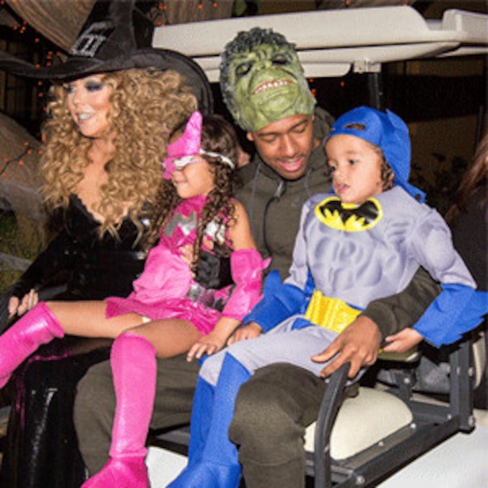 Mariah Carey Enjoys Halloween With Nick Cannon And James Packer